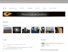Tablet Screenshot of photoclub-levallois.com